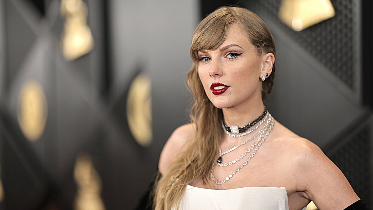 LOS ANGELES, CALIFORNIA - FEBRUARY 04: Taylor Swift attends the 66th GRAMMY Awards at Crypto.com Arena on February 04, 2024 in Los Angeles, California.