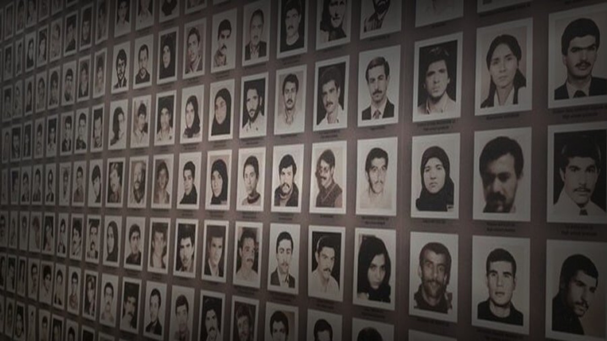 The photos of the victims of the 1988 Massacre in Iran.
