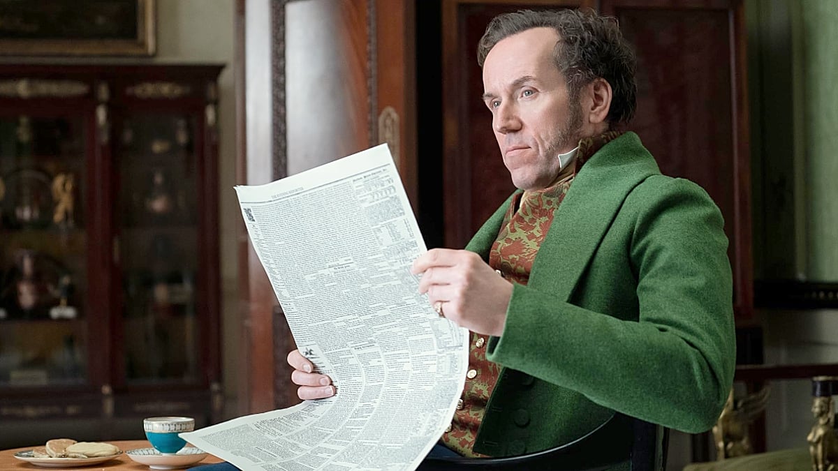 Ben Miller as Archibald Featherington in 'Bridgerton' season 1