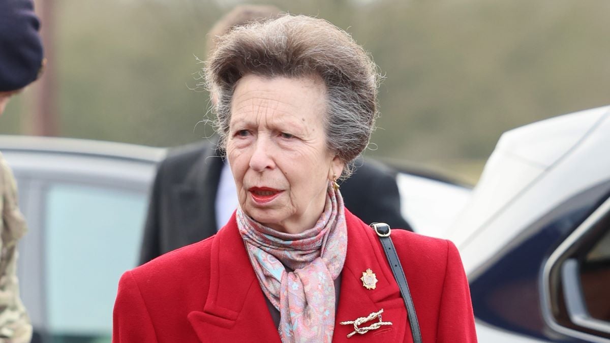  Princess Anne, Princess Royal arrives for her visit to the Defence Explosive Ordnance Disposal Training Regiment at St George’s Barracks on February 07, 2024 in Bicester, England. The Princess Royal is Colonel in Chief of The Royal Logistical Corps. (Photo by Chris Jackson - Pool/Getty Images)