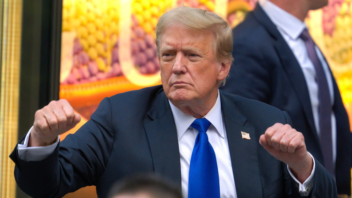 Former U.S. President Donald Trump arrives to Trump Tower on May 30, 2024 in New York City.