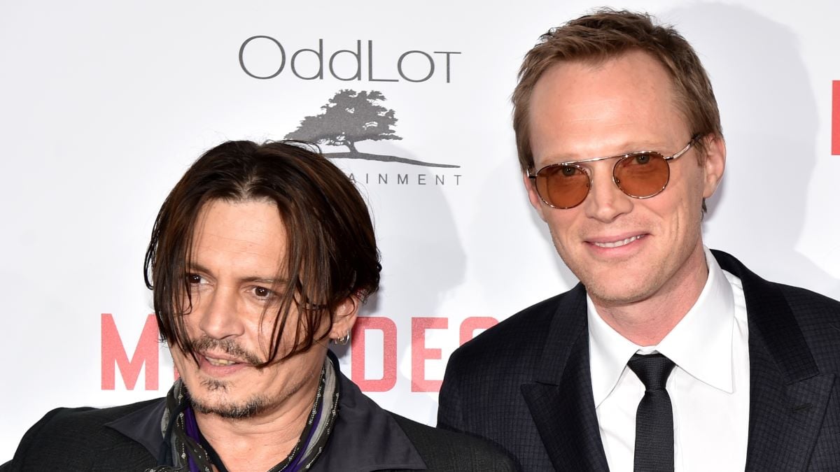 Actors Johnny Depp, Paul Bettany and Gwyneth Paltrow attend the premiere of Lionsgate's "Mortdecai" at TCL Chinese Theatre on January 21, 2015 in Hollywood, California. (Photo by Kevin Winter/Getty Images)