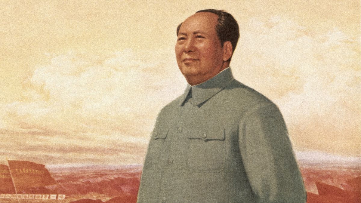 Chairman Mao poster Circa 1969. (Photo by swim ink 2/Corbis via Getty Images)