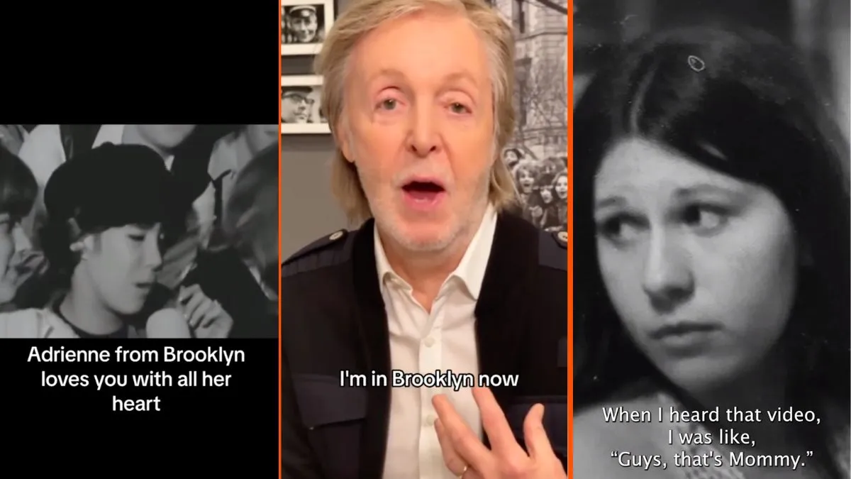 Paul McCartney responds to Adrienne from Brooklyn Beatles superfan