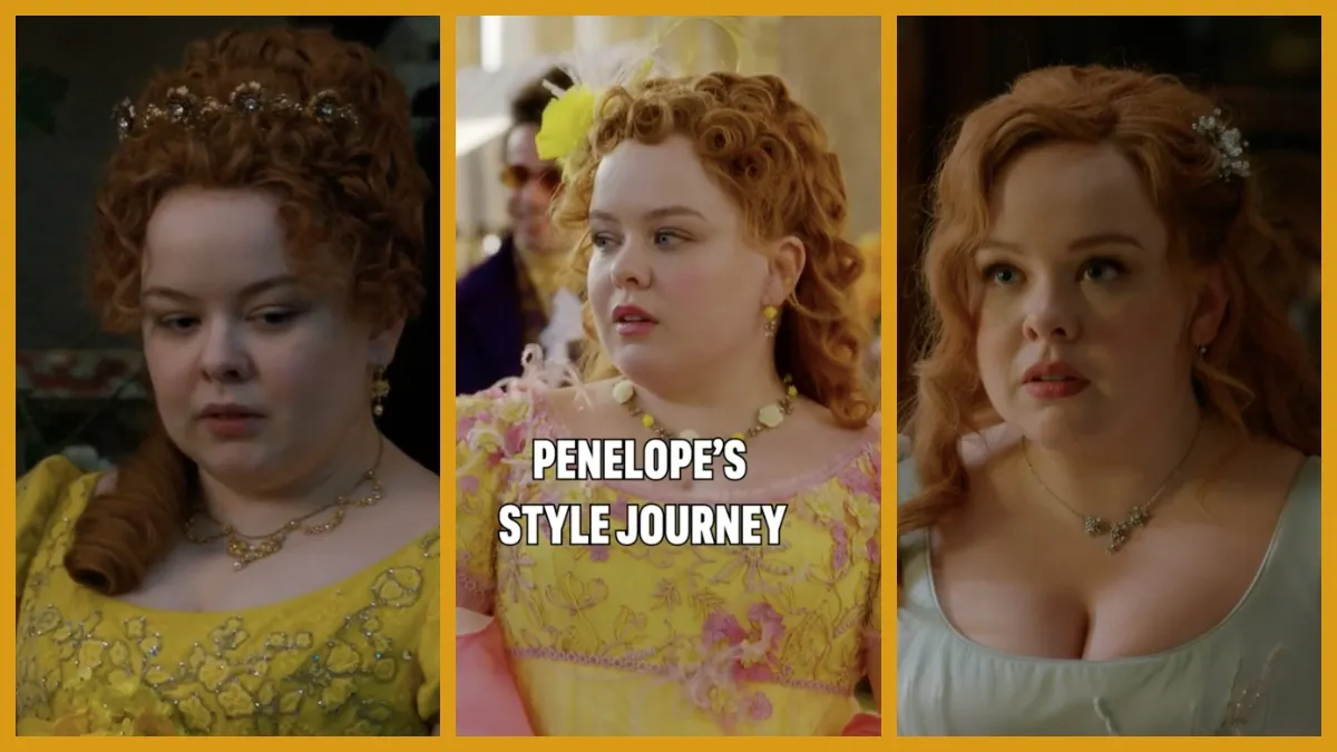 TikTok video shows Penelope Featherington's style evolution