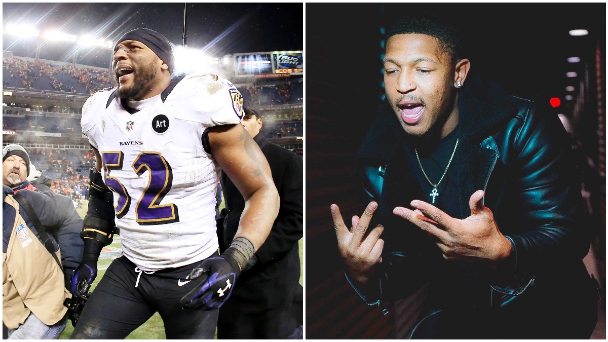 Ray Lewis and his son Ray Lewis III