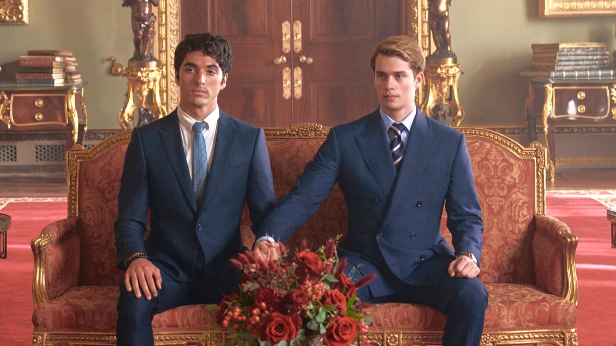Taylor Zakhar Perez and Nicholas Galitzine in Red, White & Royal Blue.
