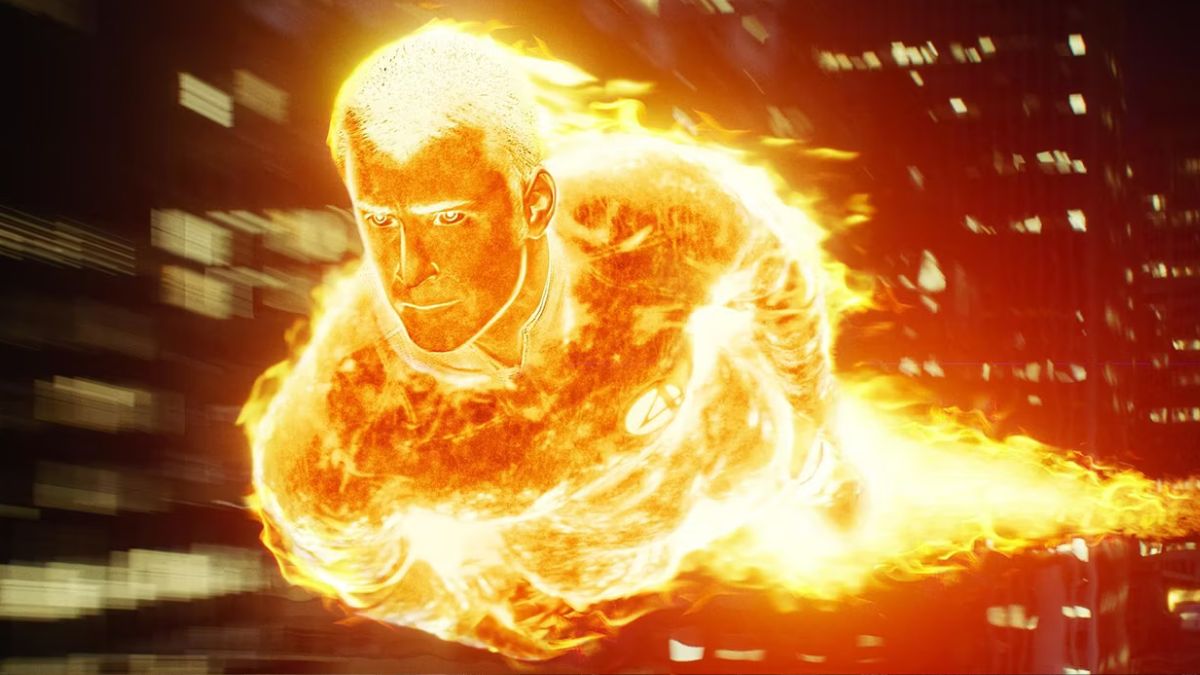 Human Torch in 2005's Fantastic Four