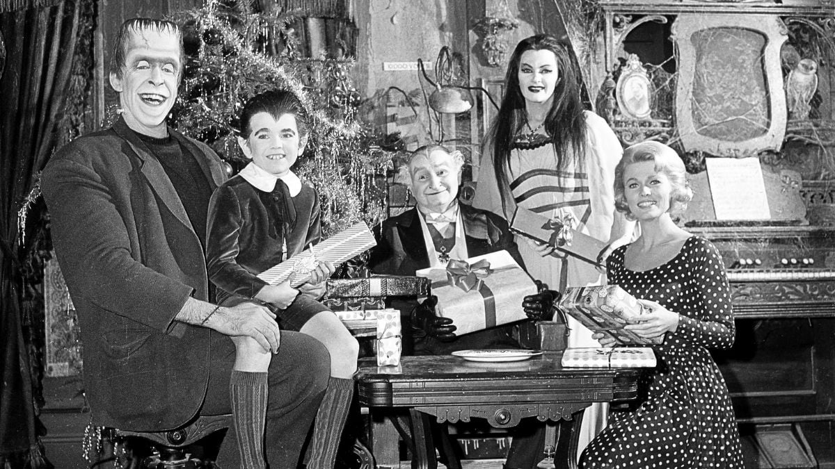 Original cast of 'The Munsters'.