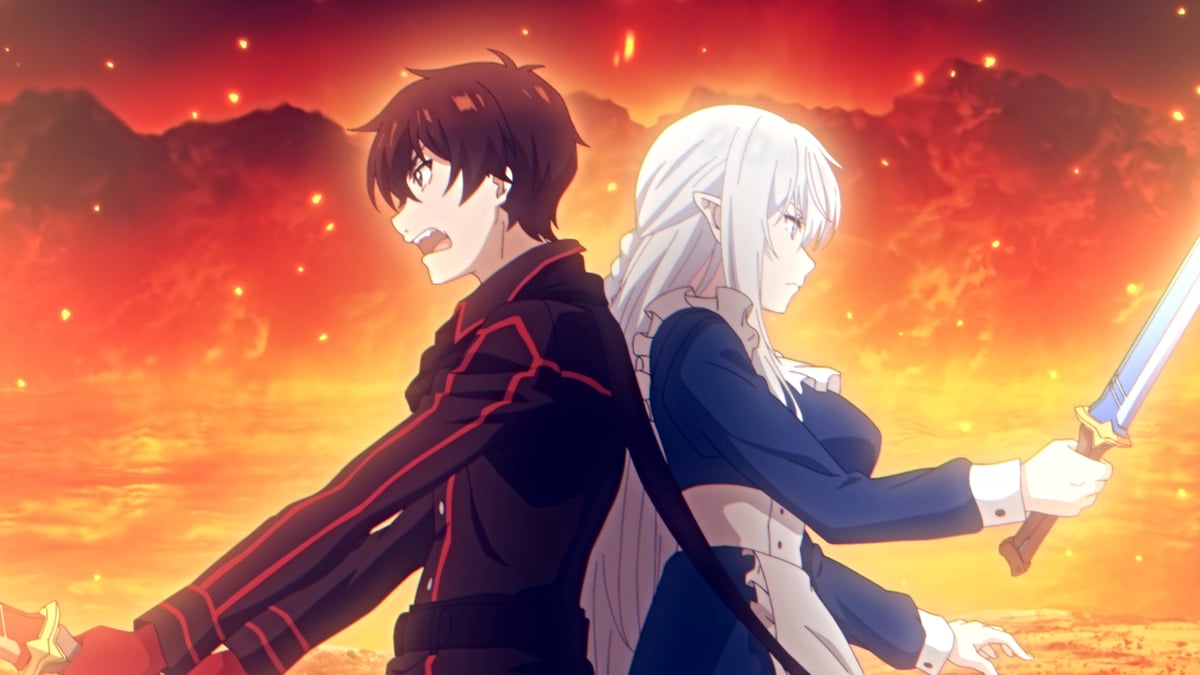 Shin and Schnee in 'The New Gate' anime