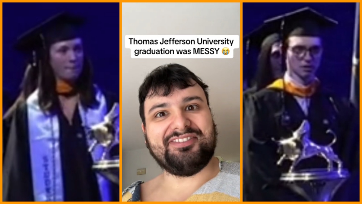 Screenshots via TiKTok user Cody Jacobs/Thomas Jefferson University