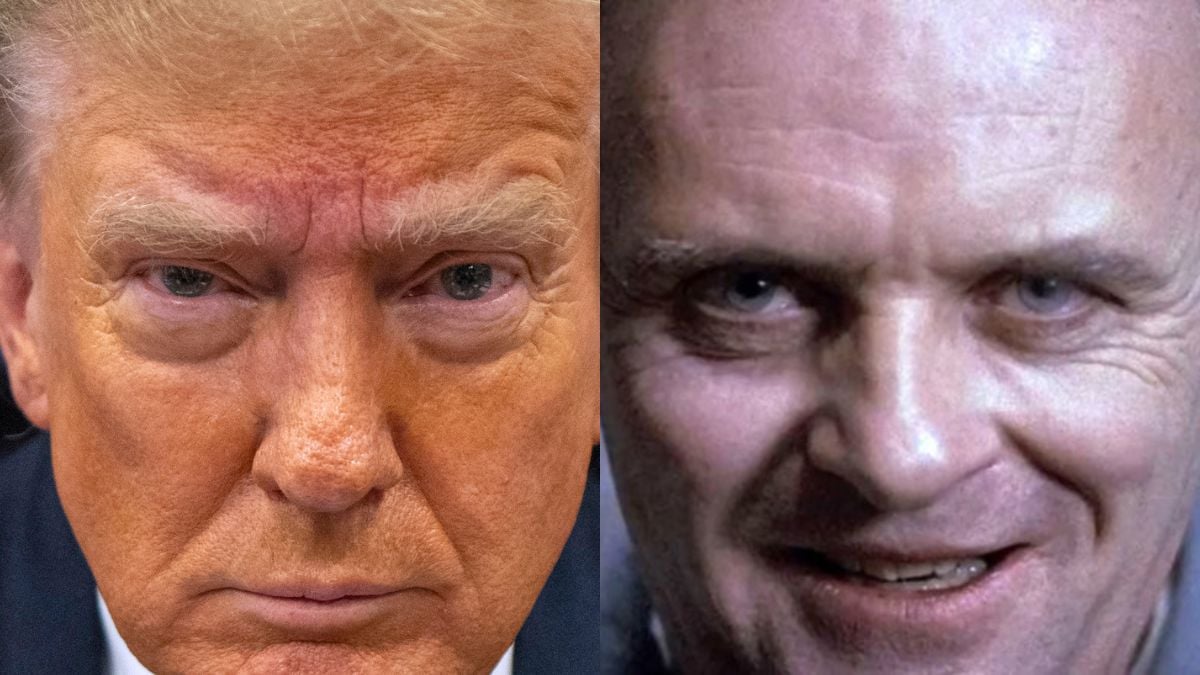 Trump and his personal hero Hannibal Lecter