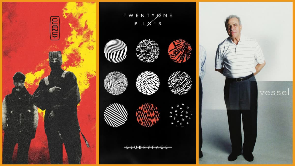 Twenty One Pilots album covers