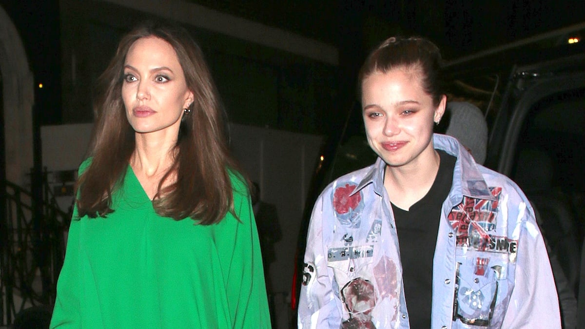 Angelina Jolie next to her daughter, Shiloh