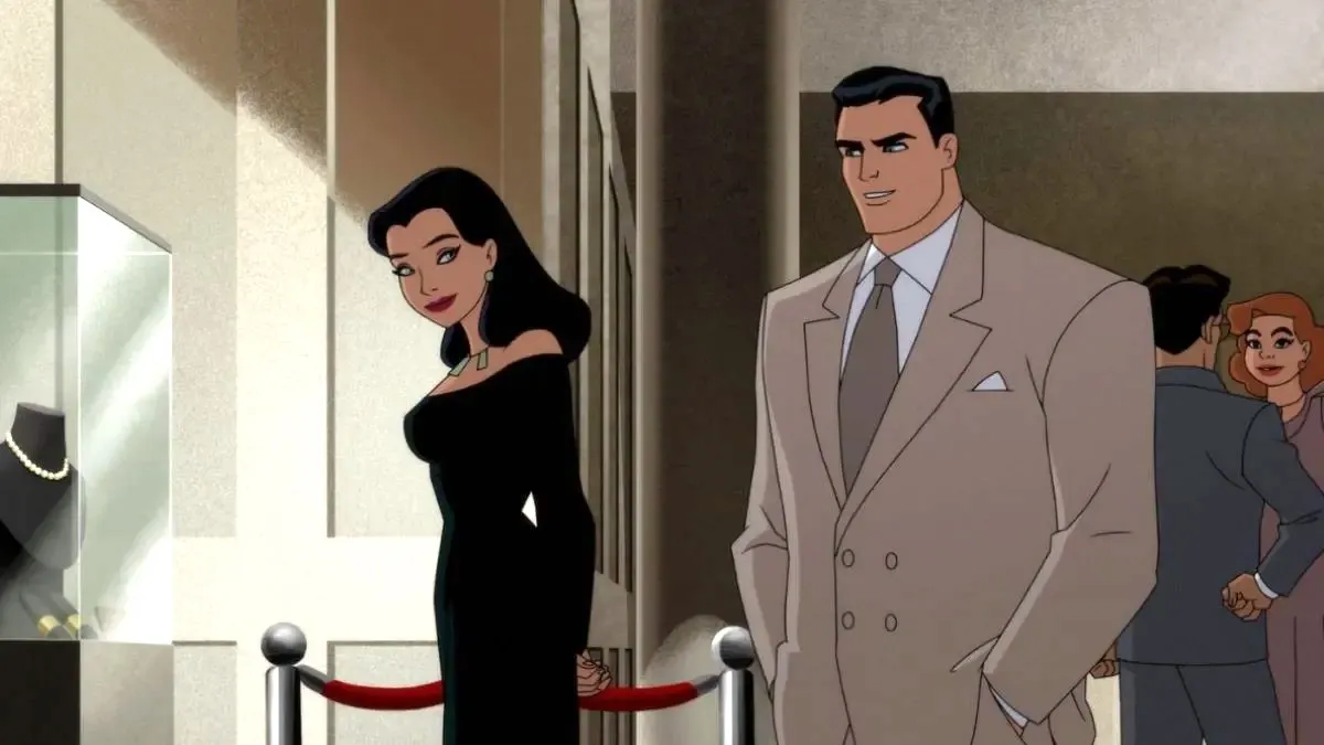 Selina Kyle and Bruce Wayne in Batman: Caped Crusader