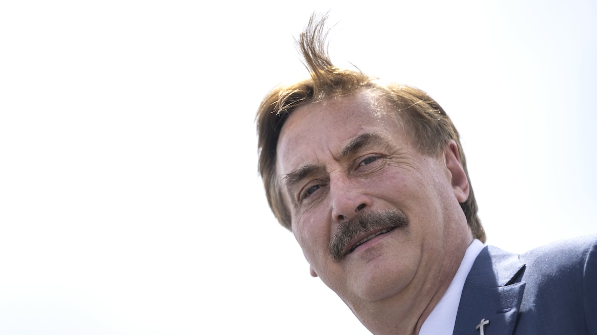 Mike Lindell and his hair