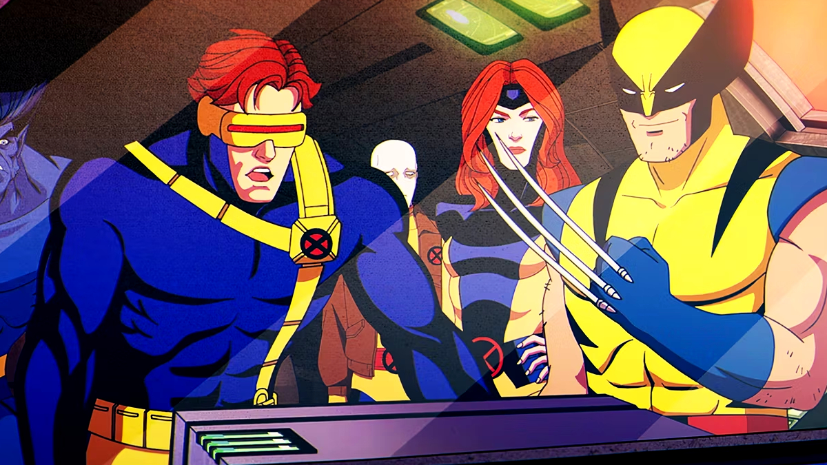 Cyclops, Jean Grey, and Wolverine in X-Men '97