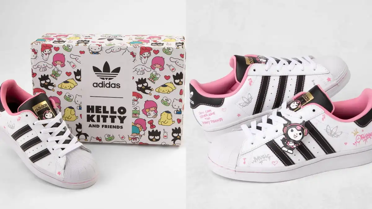 Adidas Hello Kitty sneakers.