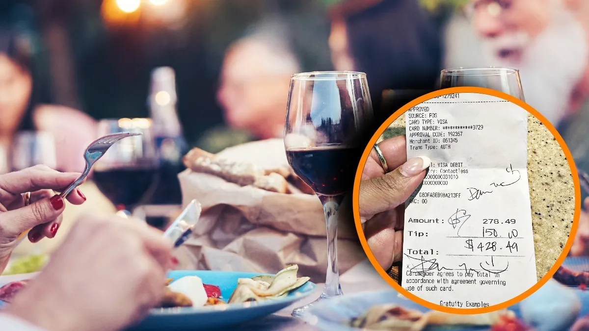 'He was jealous and embarrassed': Woman leaves $150 tip to new waitress, manager insults her by calling bosses, making her sign the bill, and recording her number