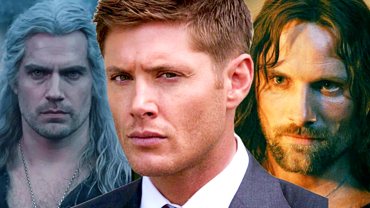 Dean Winchester from Supernatural, The Witcher's Geralt of Rivia, and The Lord of the Rings' Aragorn