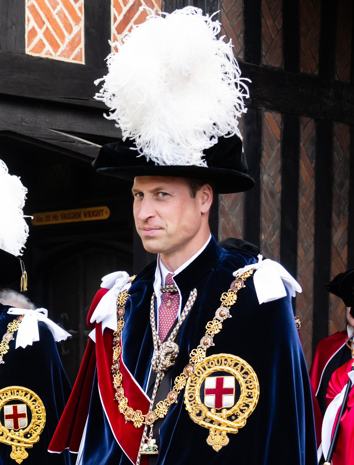 WINDSOR, ENGLAND - JUNE 17: Prince William, Prince of Wales attends the Order Of The Garter Service at Windsor Castle on June 17, 2024 in Windsor, England