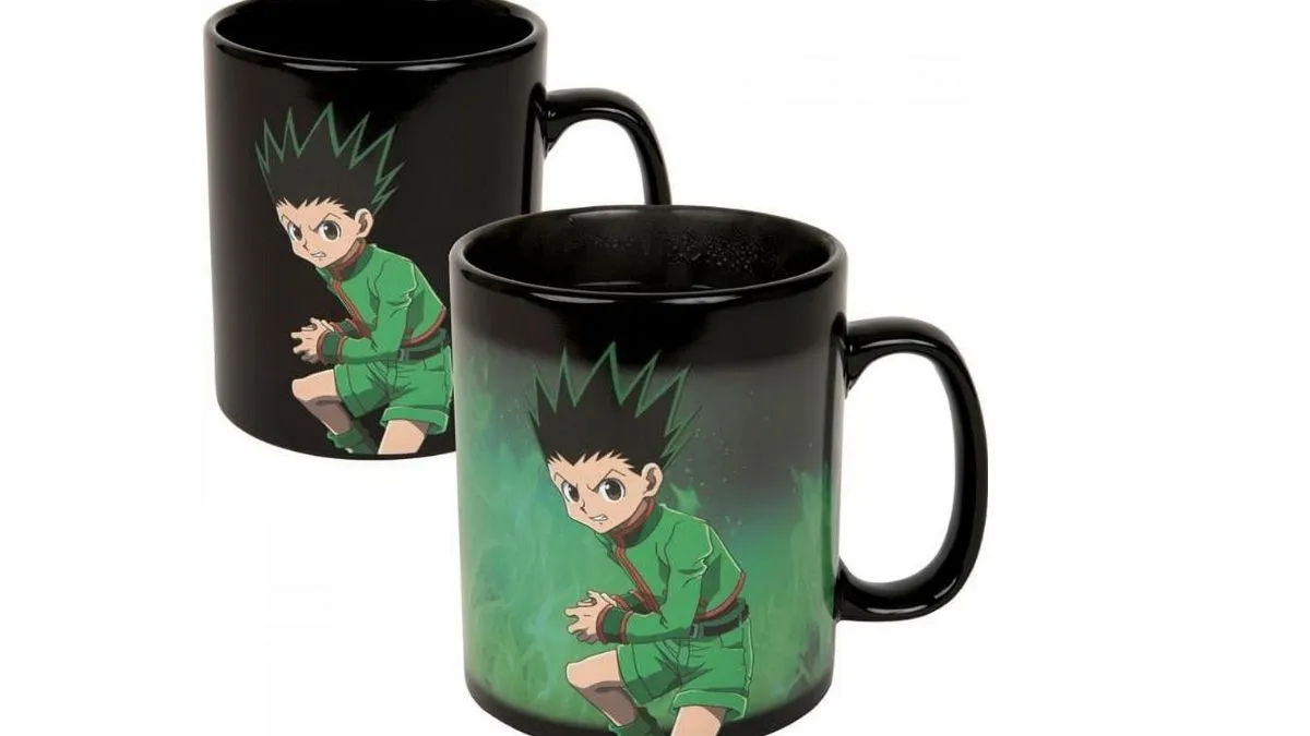 Gon heat activated mug from Hunter x Hunter