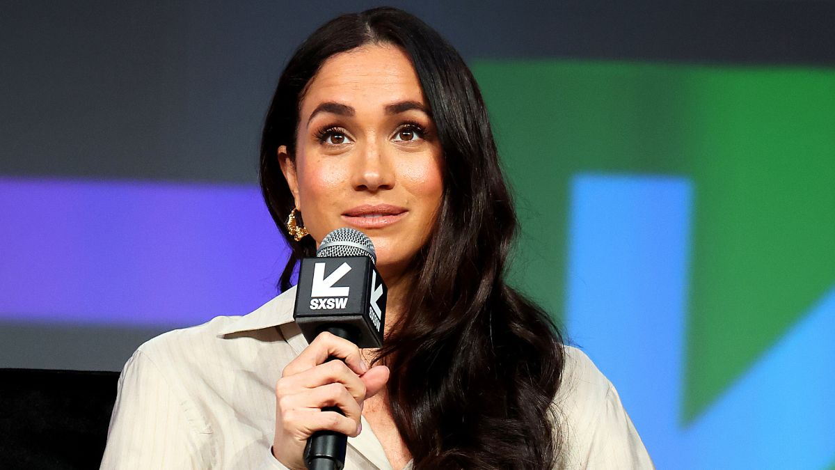 Meghan, Duchess of Sussex speaks onstage during the Breaking Barriers, Shaping Narratives: How Women Lead On and Off the Screen panel during the 2024 SXSW Conference and Festival at Austin Convention Center on March 08, 2024 in Austin, Texas.