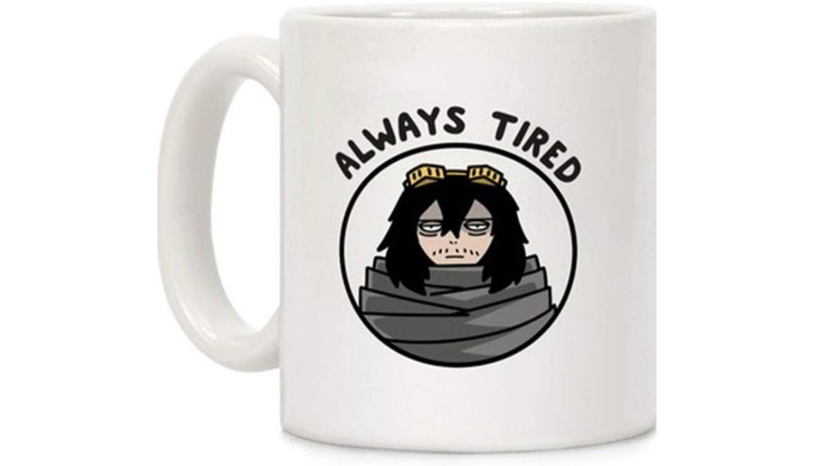 My Hero Academia's Shota Aizawa mug from Amazon