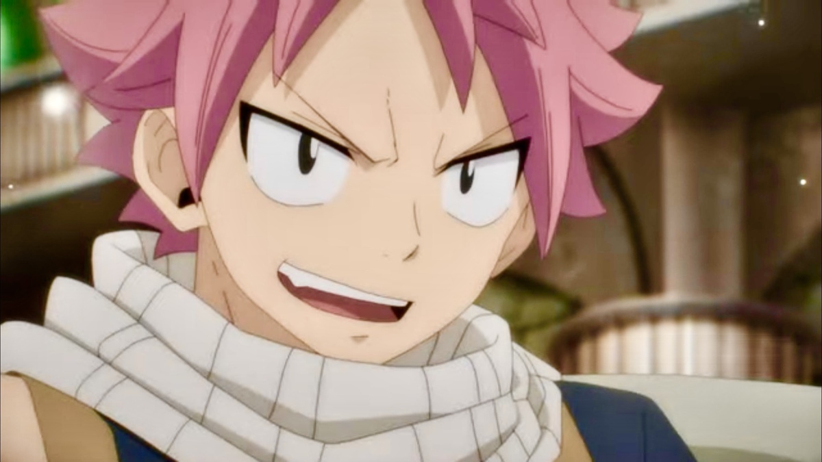 Natsu smiling in the trailer for the anime, ‘Fairy Tail: 100 Years Quest’