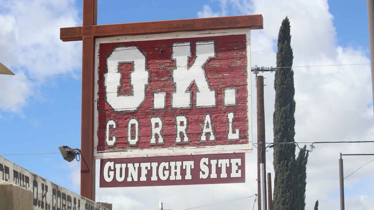 O.K. Corral signage
