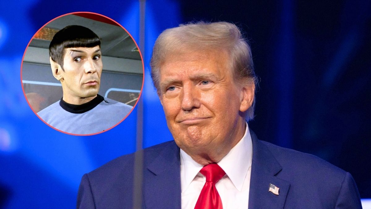 Donald Trump/Leonard Nimoy as Spock