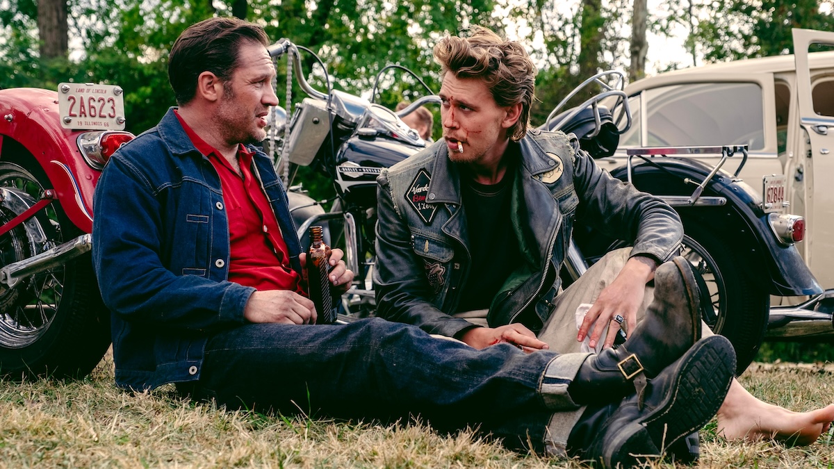 Tom Hardy and Austin Butler in The Bikeriders