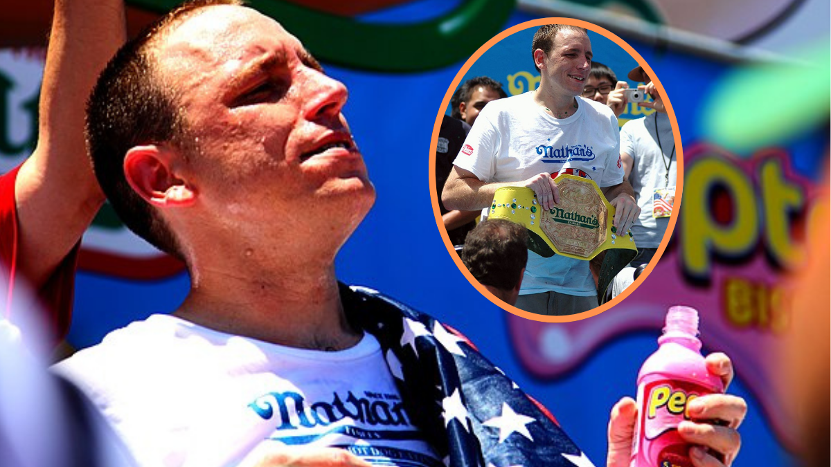 Who is Joey Chestnut and why was he banned from Nathan’s Famous Hot Dog Eating Contest?