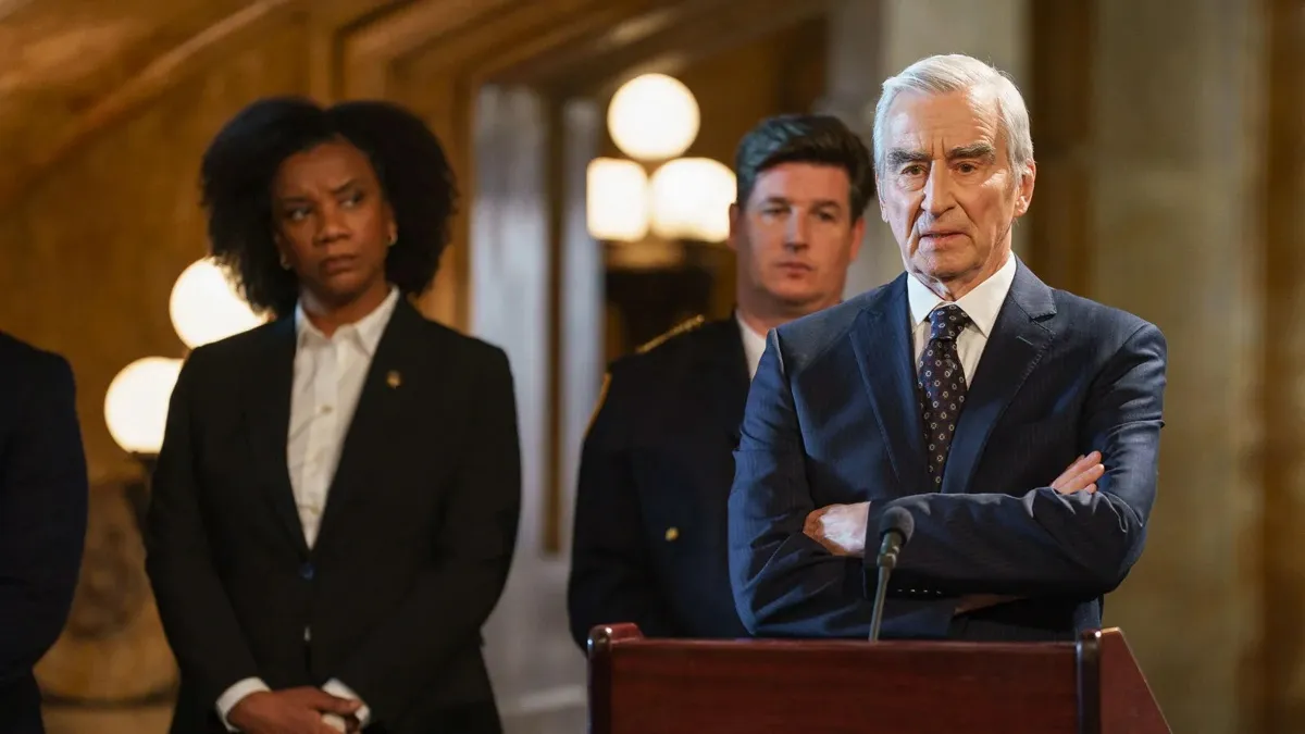 Sam Waterston as DA Jack McCoy on Law and Order