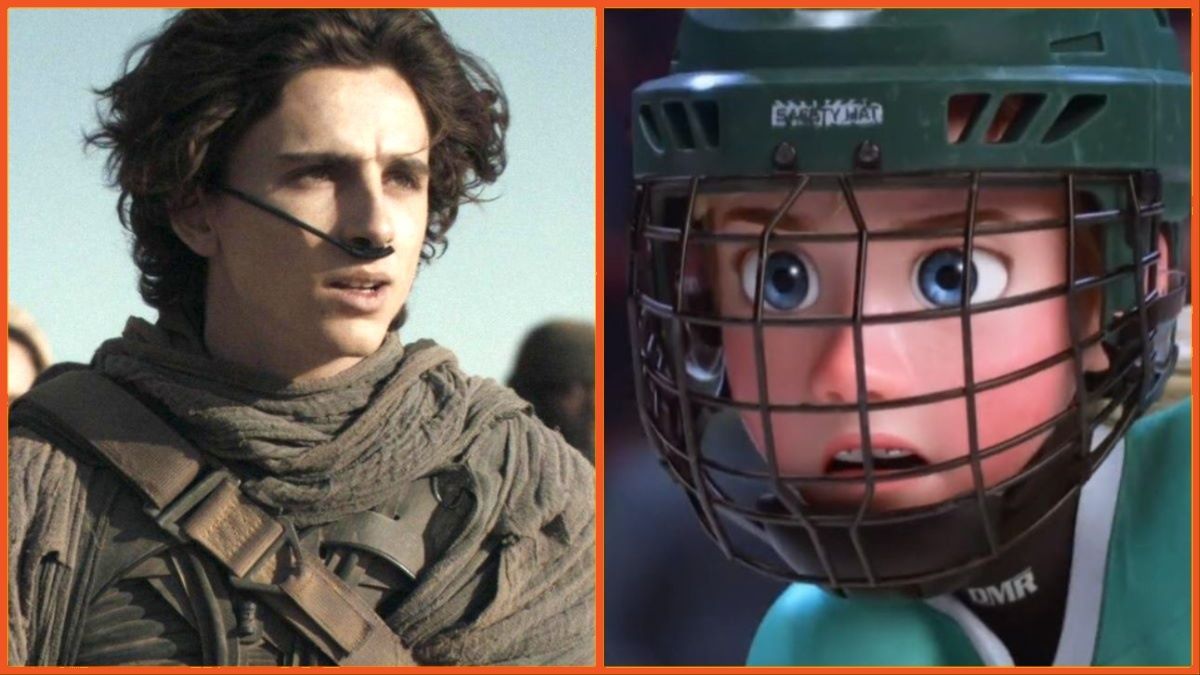 Paul Atreides from 'Dune: Part Two' cropped alongside Riley from 'Inside Out 2'