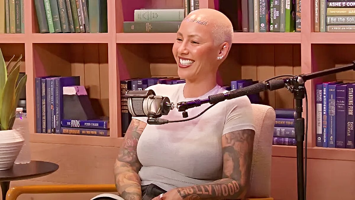 Amber Rose in a podcast with Stephen Gray