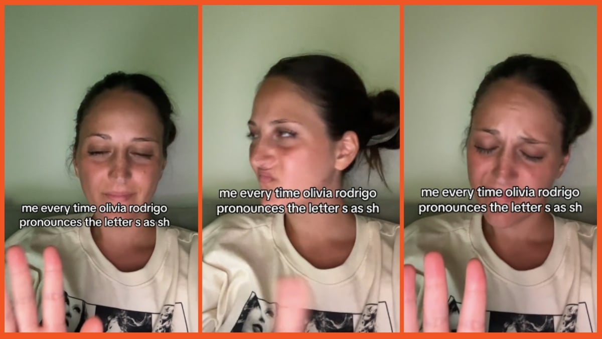 Fan highlights Olivia Rodrigo's pronunciation of the letter "s"