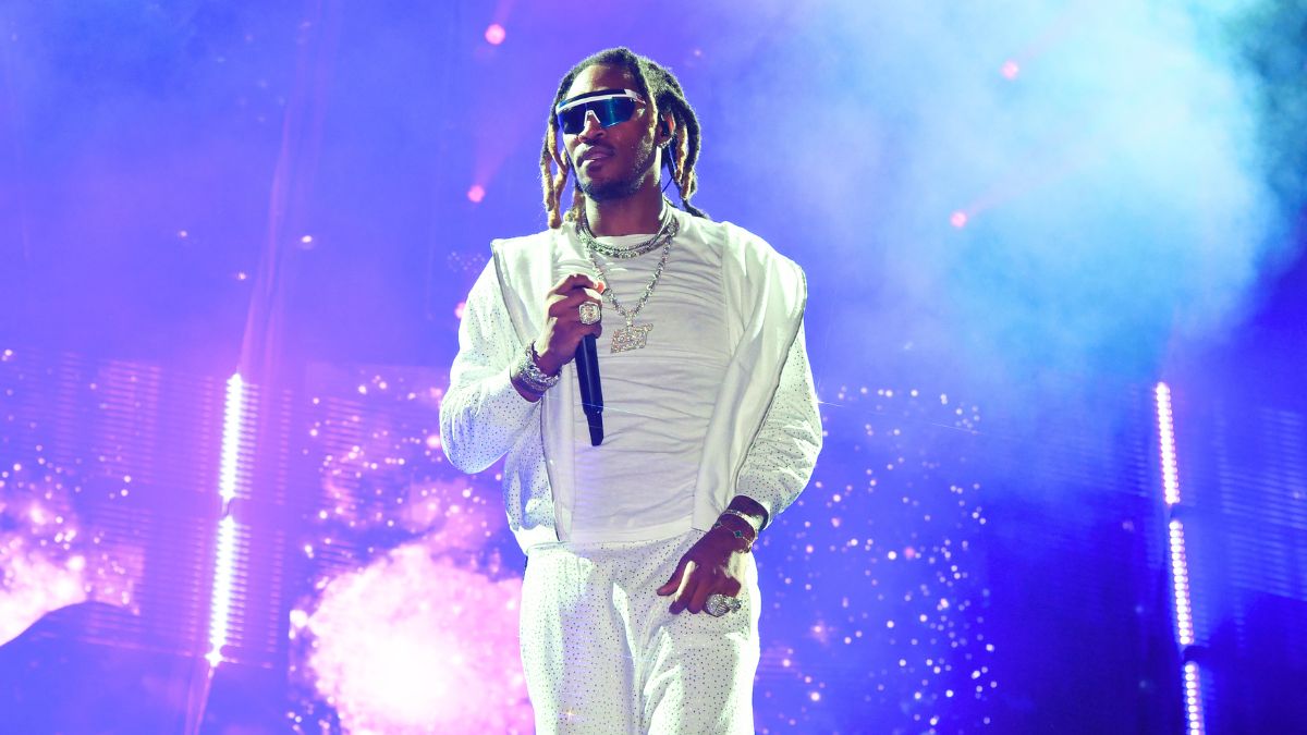Rapper Future performs during "On Big Party Tour" at FLA Live Arena on March 17, 2023 in Sunrise, Florida.