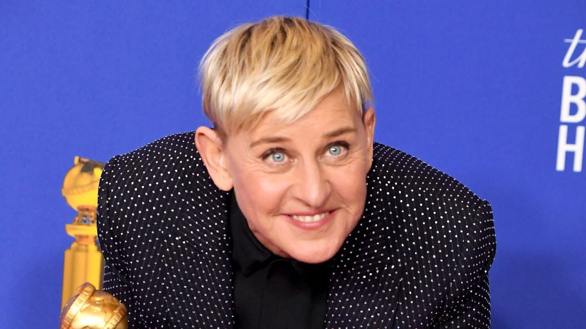 Ellen DeGeneres poses in the press room during the 77th Annual Golden Globe Awards at The Beverly Hilton Hotel on January 05, 2020 in Beverly Hills, California. (Photo by Steve Granitz/WireImage,)