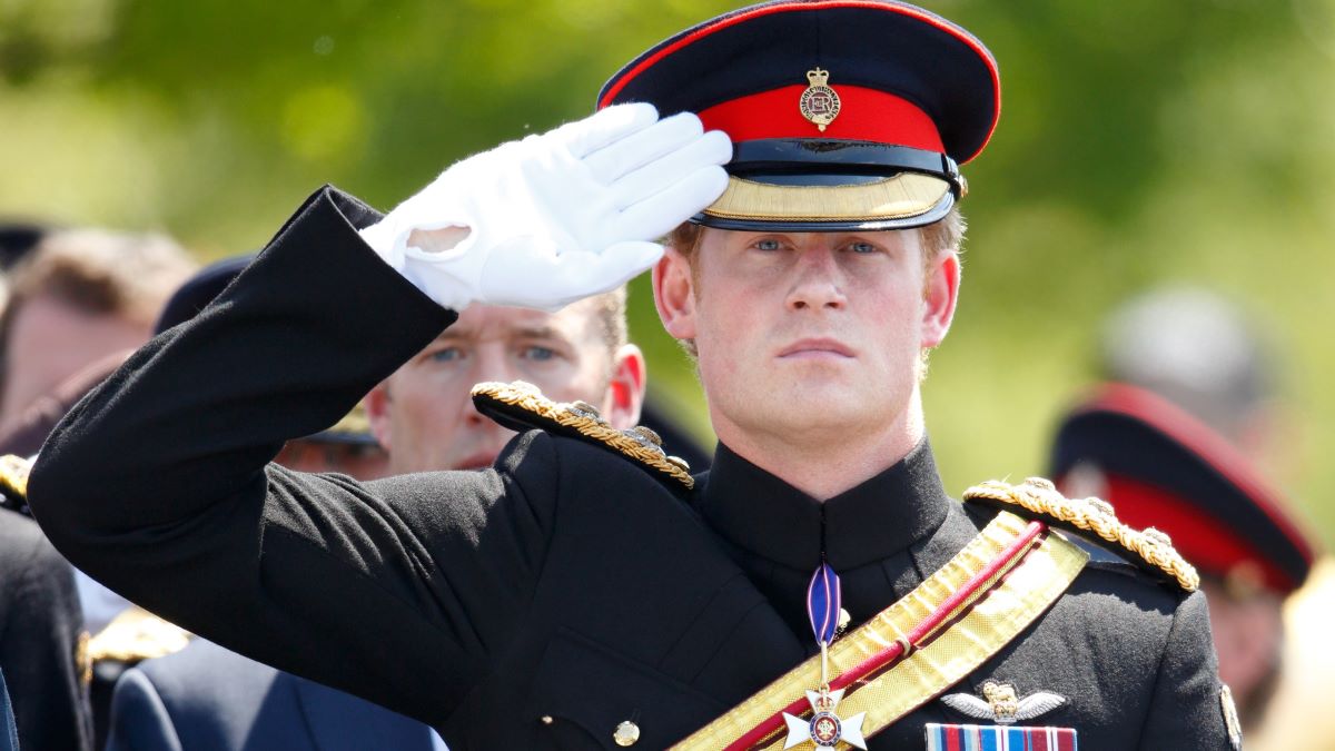 Prince Harry attends a Service of Dedication to inaugurate the Bastion Memorial at the National Memorial Arboretum on June 11, 2015 in Stafford, England. (Photo by Max Mumby/Indigo/Getty Images)
