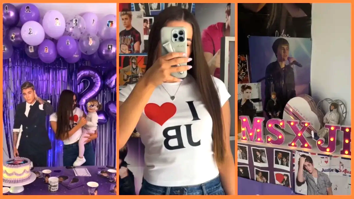 Justin Bieber themed birthday party is the thing of childhood dreams
