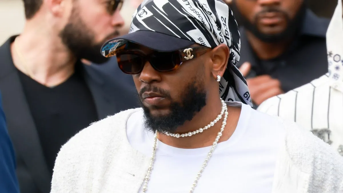 PARIS, FRANCE - JULY 04: Kendrick Lamar attends the Chanel Haute Couture Fall/Winter 2023/2024 show as part of Paris Fashion Week on July 04, 2023 in Paris, France. (Photo by Arnold Jerocki/Getty Images)
