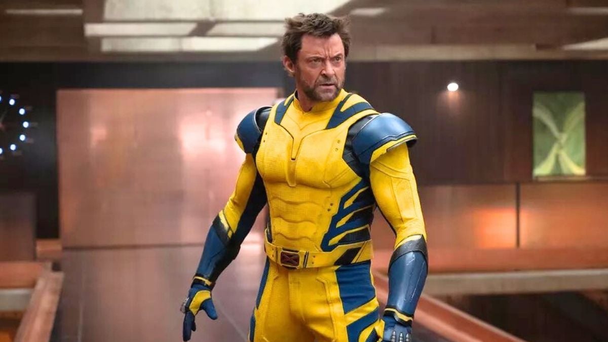 Logan (Hugh Jackman) in the TVA in Deadpool & Wolverine
