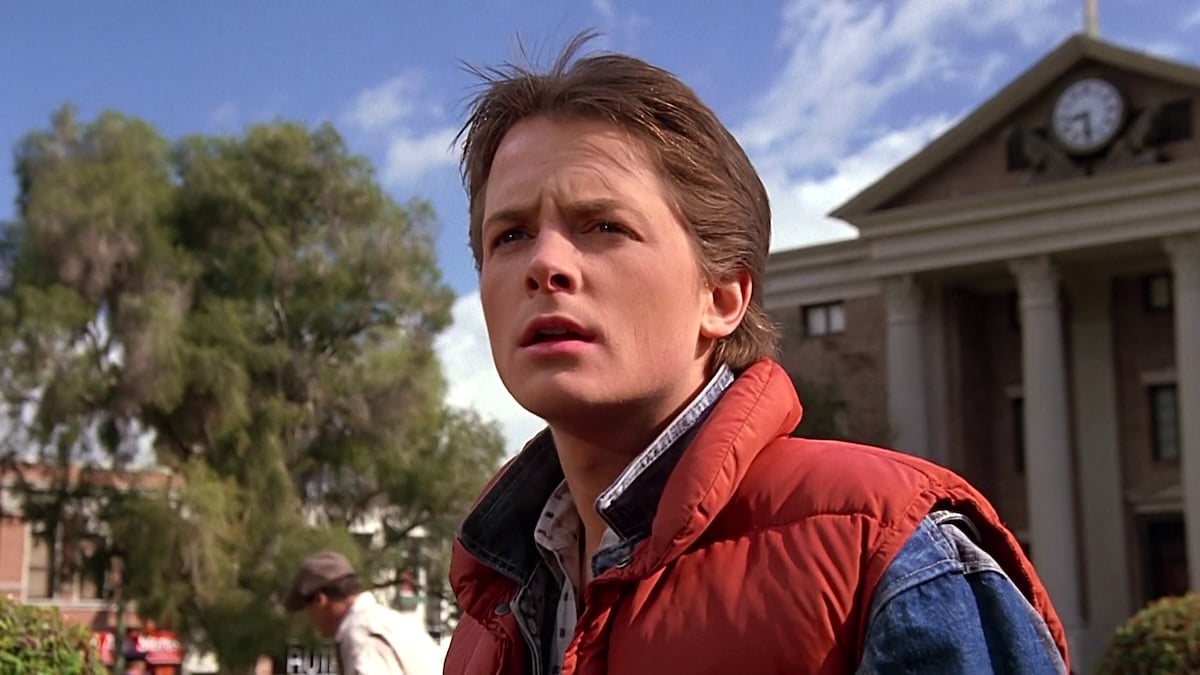 Michael J Fox in 'Back to the Future'