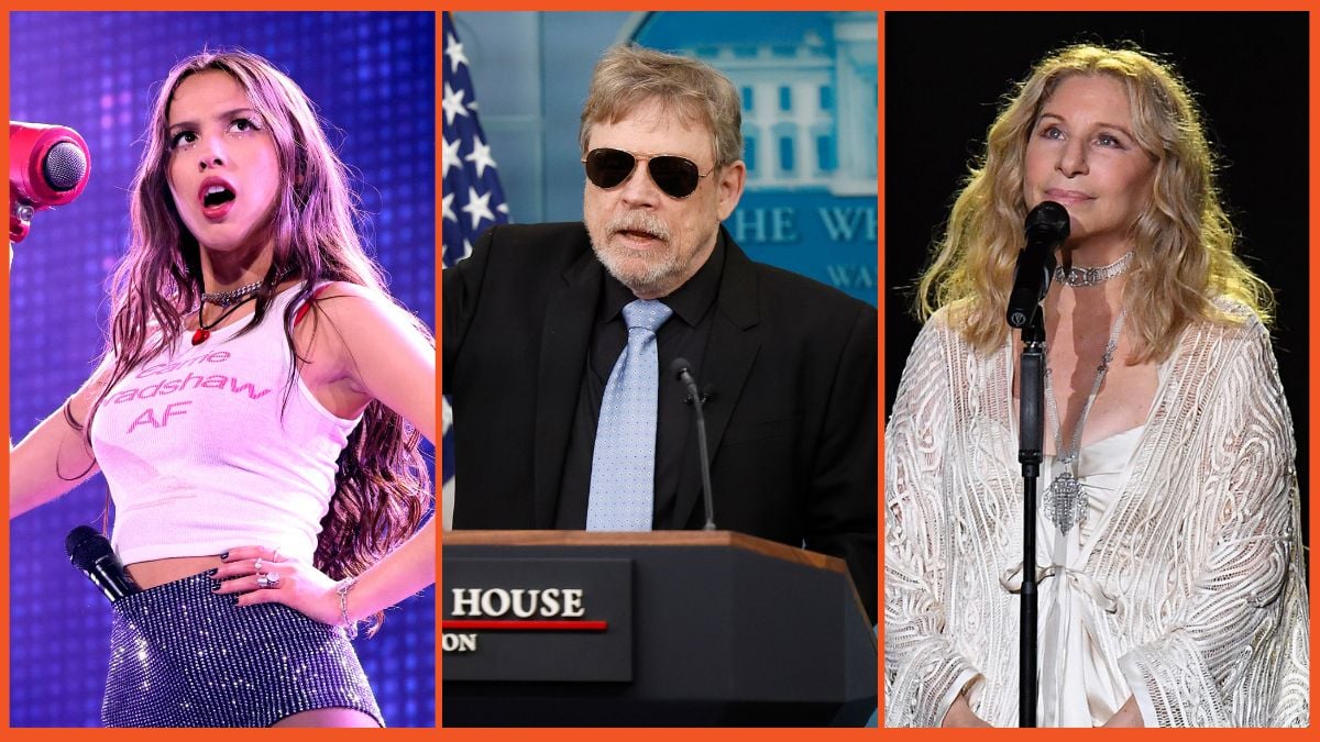 Olivia Rodrigo performs onstage, Actor Mark Hamill joins White House Press Secretary Karine Jean-Pierre at the daily press briefing at the White House, and Barbra Streisand performs onstage at United Center