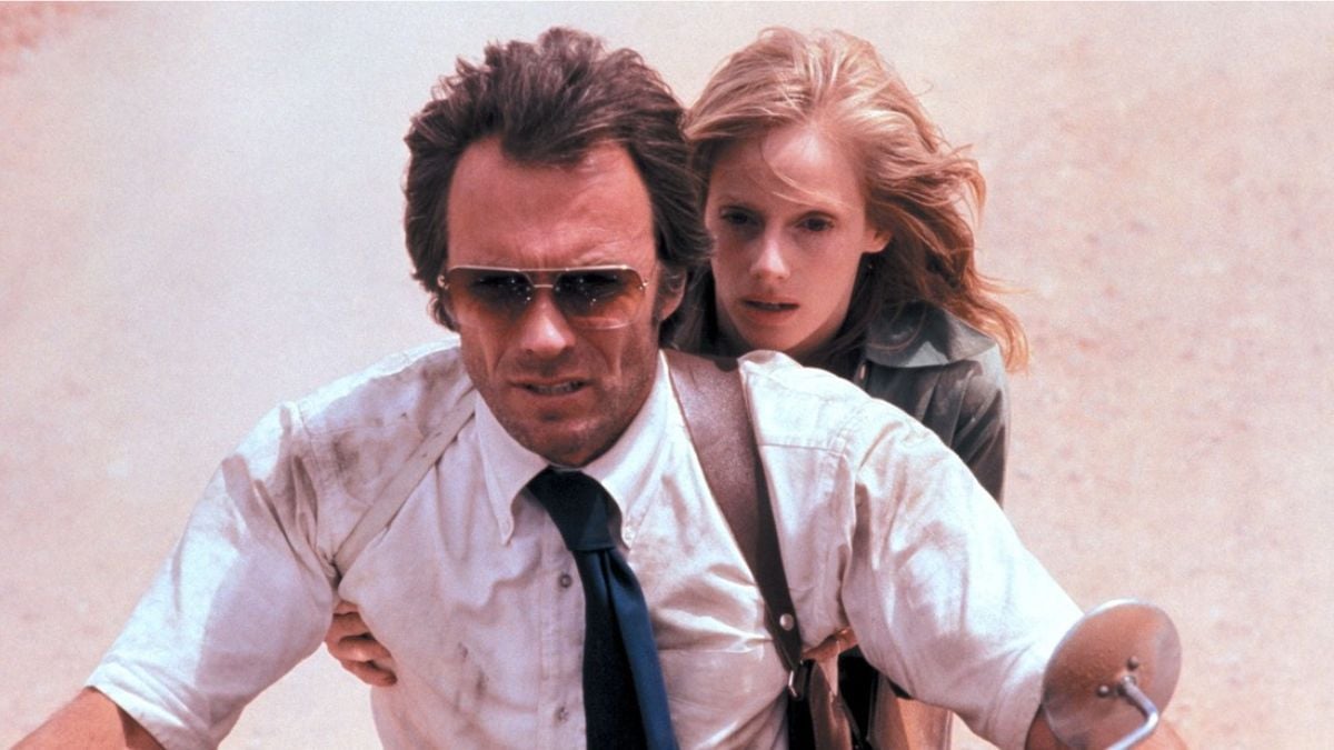 Sondra Locke and Clint Eastwood in The Gauntlet