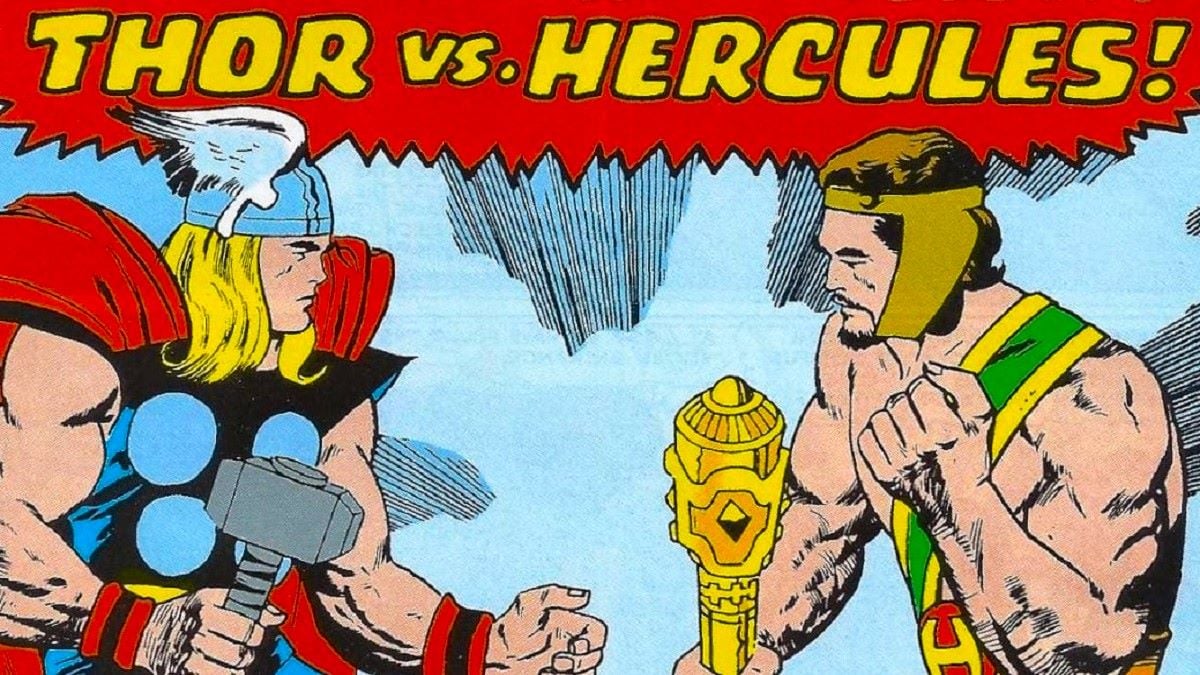 Thor vs Hercules from Marvel Comics
