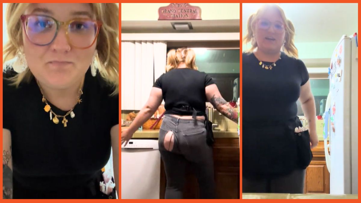 'They came for Froyo and were served cake': Woman doesn't catch embarrassing wardrobe malfunction until far too late