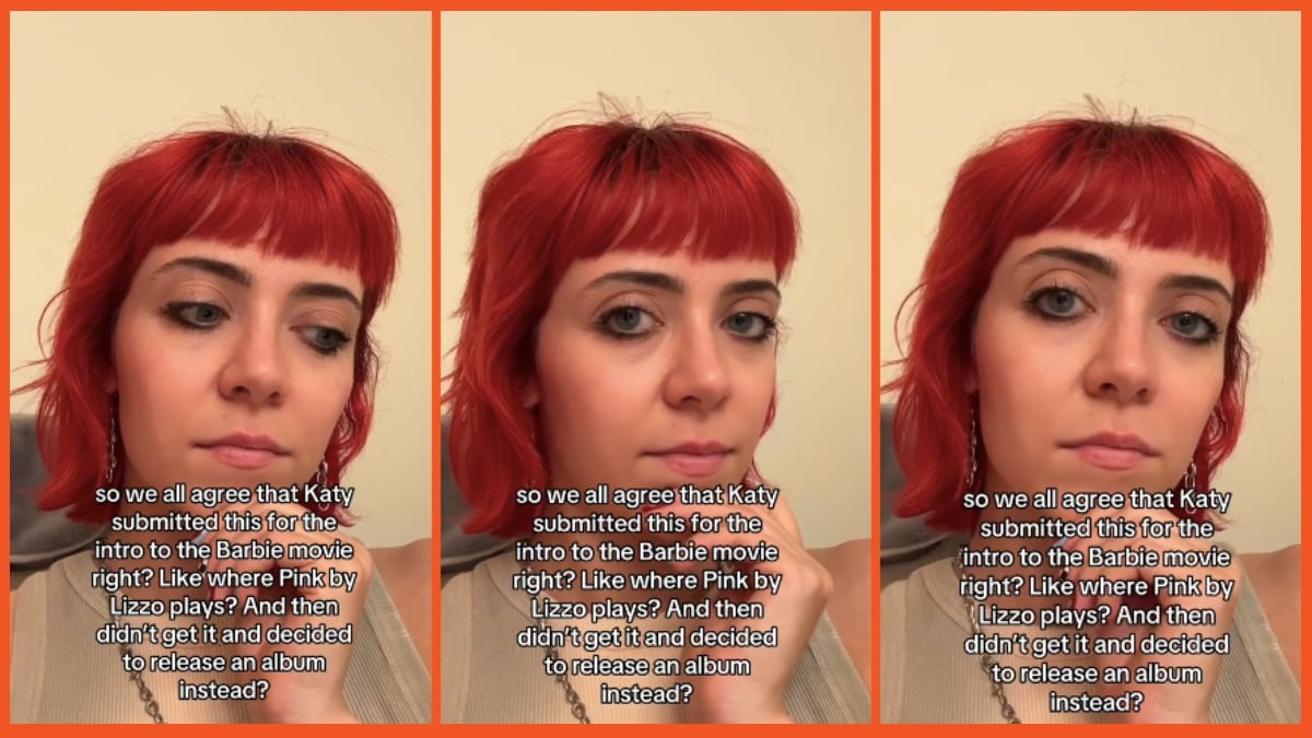 TikTok user shares theory about Katy Perry's "Woman's World" being rejected from the Barbie film
