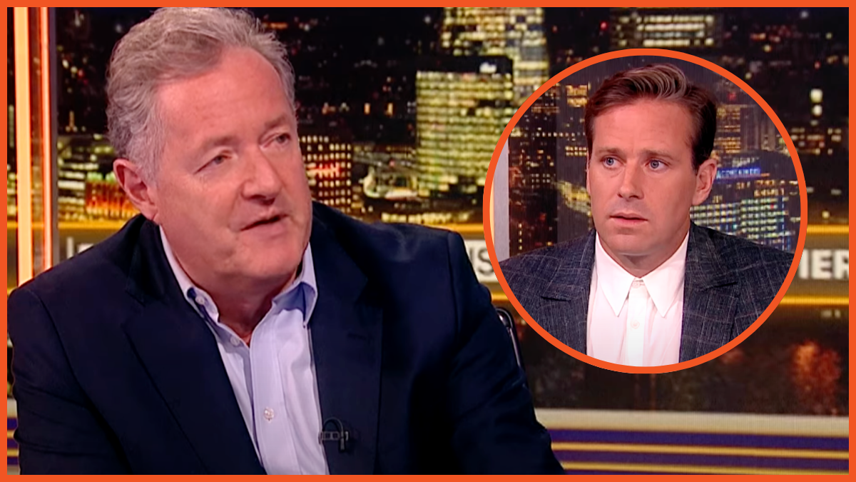 Armie Hammer and Piers Morgan
